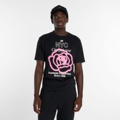 Koszulka męska New Balance MT61018IBK – czarna. Czarne koszulki sportowe męskie New Balance, m, bez wzorów, z bawełny, bez ramiączek. Za 169.99 zł.