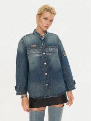 Miss Sixty Kurtka jeansowa 6L3XJ5180000 Niebieski Regular Fit. Niebieskie kurtki damskie Miss Sixty, l, bez wzorów, z bawełny, bez kaptura. Za 789.99 zł.