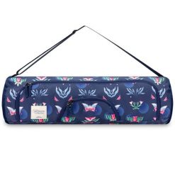 Torba pokrowiec na matę z regulowanym paskiem Spokey The Bloom Bag. Czerwone torby sportowe męskie Spokey, bez wzorów, z materiału, na ramię. Za 69.99 zł.
