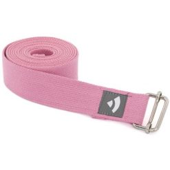 Pasek do jogi Manduka Unfold 182cm - Ekologiczny, Różowy. Czerwone paski damskie Manduka, z bawełny, sportowe. Za 79.99 zł.