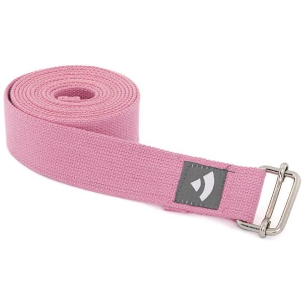 Pasek do jogi Manduka Unfold 182cm - Ekologiczny, Różowy. Czerwone paski damskie Manduka, bez wzorów, z bawełny. Za 79.99 zł.