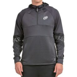Bullpadel Gumala Sweatshirt. Czarne bluzy męskie bullpadel, bez wzorów, sportowe, bez ramiączek, bez kaptura. W wyprzedaży za 229.75 zł.
