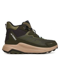 Trekkingi adidas. Brązowe obuwie trekkingowe damskie Adidas, bez zapięcia. Za 529.99 zł.