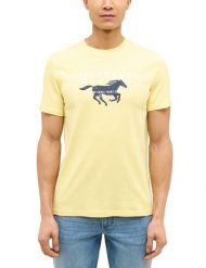 Męski T-Shirt Mustang Style Austin Custard 1016484 9027. T-shirty męskie Mustang, m, bez wzorów, bez kołnierzyka, bez ramiączek. Za 79.99 zł.