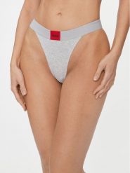 Hugo Stringi Red Label 50503102 Szary. Szare majtki damskie Hugo, z bawełny. Za 59.99 zł.