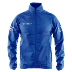 Kurtka Givova Rain Basico niebieska. Niebieskie kurtki męskie Givova, xs, bez wzorów, sportowe, bez kaptura. Za 50.00 zł.