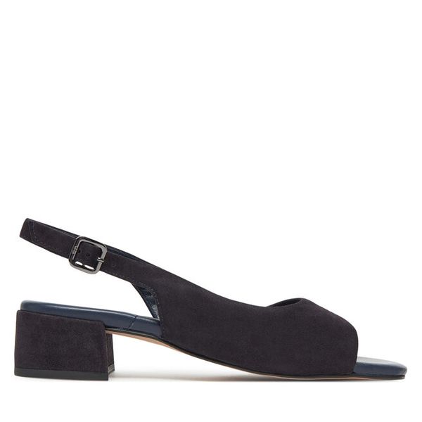 Sandały HÖGL. Niebieskie sandały damskie HÖGL, bez wzorów, bez obcasa, na słupku, bez zapięcia. Za 599.99 zł.