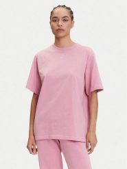 Nike T-Shirt Essential FD4149 Różowy Regular Fit. Czerwone t-shirty damskie Nike, xl, bez wzorów, z bawełny, bez kołnierzyka, bez ramiączek. Za 159.99 zł.