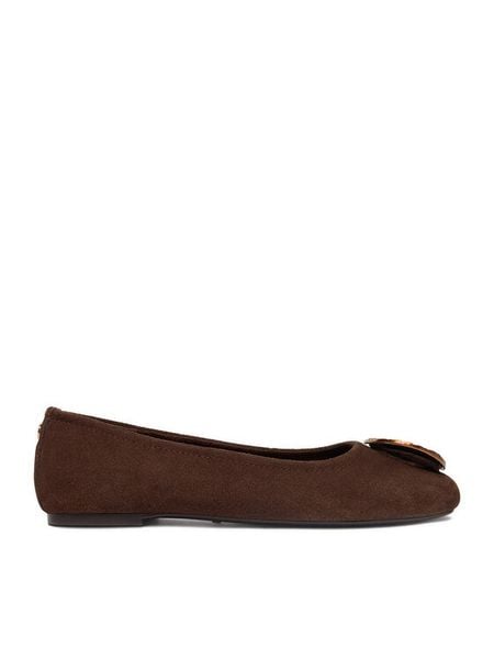MEXX Baleriny EO-90183-1 Brązowy. Brązowe balerinki damskie Mexx, bez wzorów, ze skóry, bez obcasa, bez zapięcia. Za 166.99 zł.