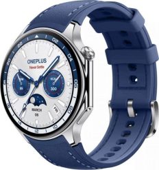 Smartwatch OnePlus Watch 2 Granatowy (M0805465). Niebieskie zegarki smartwatch OnePlus, bez wzorów. Za 814.20 zł.