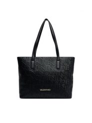 Valentino Torebka Gynevra Re VBSA6801 Czarny. Czarne shopperki damskie Valentino, bez wzorów, ze skóry, bez dodatków. Za 749.99 zł.
