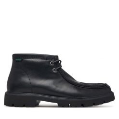 Trzewiki Clarks. Czarne botki męskie Clarks, bez wzorów, bez obcasa, bez zapięcia. Za 519.99 zł.