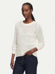 JOOP! Sweter 263Kn32Korin 30103314 Kremowy Slim Fit. Białe swetry nierozpinane damskie JOOP!, bez wzorów, z syntetyku, bez kołnierzyka, bez ramiączek. Za 799.99 zł.