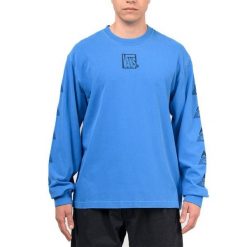 Bluza polarowa VANS MTE TEAMTEAM LS TEE Niebieski. Niebieskie bluzy sportowe męskie Vans, bez wzorów, z polaru, bez kaptura. Za 237.06 zł.