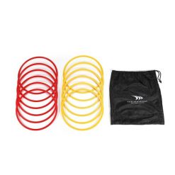 Koła koordynacyjne - zestaw 12 sztuk + torba. Żółte torby sportowe męskie YAKIMASPORT, bez wzorów. Za 157.99 zł.