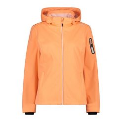 Kurtka przeciwdeszczowa damska z kapturem CMP. Brązowe kurtki sportowe damskie CMP, bez wzorów, bez ramiączek, z kapturem, trekkingowe. Za 371.50 zł.