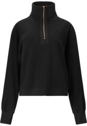 Bluza damska Athlecia Hecey. Czarne bluzy damskie Athlecia, bez wzorów, z materiału, eleganckie, bez ramiączek, bez kaptura. Za 251.50 zł.
