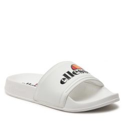 Klapki Ellesse. Białe klapki damskie Ellesse, bez wzorów, bez obcasa, bez zapięcia. Za 99.99 zł.