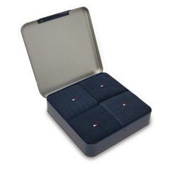 Skarpety długie Tommy Hilfiger. Niebieskie skarpety męskie Tommy Hilfiger, bez wzorów. Za 149.99 zł.
