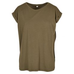 Damska Koszulka Z Przedłużonym Ramiączkiem. Czerwone bluzki damskie BUILD YOUR BRAND, xl, bez wzorów, sportowe, bez kołnierzyka, bez ramiączek. Za 65.99 zł.