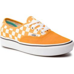 Tenisówki VANS - Comfycush Authent VN0A3WM7VNC1 (Checker) Zinnia/True Wht. Żółte trampki i tenisówki damskie Vans, bez wzorów, z gumy, bez zapięcia. W wyprzedaży za 209.00 zł.
