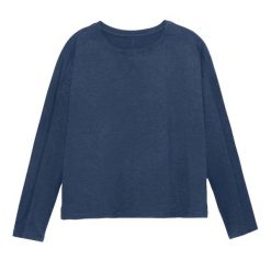 Damska Koszulka Z Długim Rękawem Reset. Niebieskie bluzki damskie GIRLFRIEND COLLECTIVE, xl, bez wzorów, sportowe, bez kołnierzyka, bez ramiączek. Za 344.99 zł.