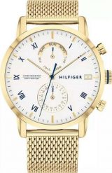 Zegarek Tommy Hilfiger Zegarek Męski Tommy Hilfiger 1710403 ( 44 mm). Zegarki męskie Tommy Hilfiger, bez wzorów. Za 479.85 zł.