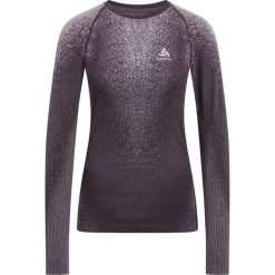 Bluza termoaktywna damska Odlo Performance Warm Blackcomb BL Top Crew Neck LS. Szare bluzy damskie ODLO, xs, bez wzorów, bez ramiączek, bez kaptura. Za 324.99 zł.