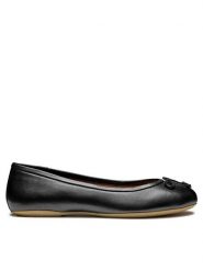 Geox Baleriny D Palmaria W D46XSA 000TU C9999 Czarny. Czarne balerinki damskie Geox, bez wzorów, ze skóry, bez obcasa, bez zapięcia. Za 219.99 zł.