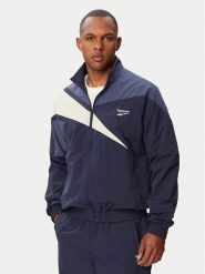 Reebok Bluza Borys RK25720CCM Granatowy Relaxed Fit. Niebieskie bluzy męskie Reebok, m, bez wzorów, z syntetyku, bez ramiączek, bez kaptura. Za 319.99 zł.