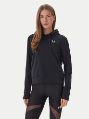 Under Armour Bluza UA Sport Terry 6011015 Czarny Regular Fit. Czarne bluzy damskie Under Armour, xs, bez wzorów, z bawełny, sportowe, bez ramiączek, bez kaptura. Za 249.99 zł.