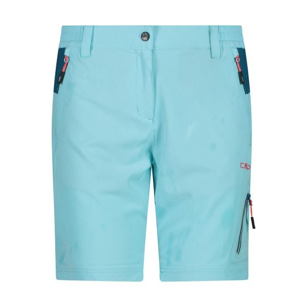 Damskie szorty bermudzkie CMP. Niebieskie szorty damskie CMP, bez wzorów, sportowe. W wyprzedaży za 186.50 zł.