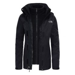 Kurtka turystyczna damska 3w1 The North Face W Evolve II Triclimate Jacket. Czarne kurtki sportowe damskie The North Face, xl, bez wzorów, bez ramiączek, bez kaptura. Za 873.00 zł.