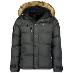 Parka Canadian Peak Bukkateak 001. Szare parki męskie Canadian Peak, na zimę, l, bez wzorów, bez kołnierzyka, bez kaptura. Za 372.50 zł.