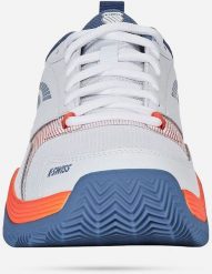 Tennis shoes for men K-SWISS SPEEDEX CLAY white/infinity EU44. Białe buty sportowe męskie K-SWISS, bez wzorów, bez zapięcia. Za 386.61 zł.