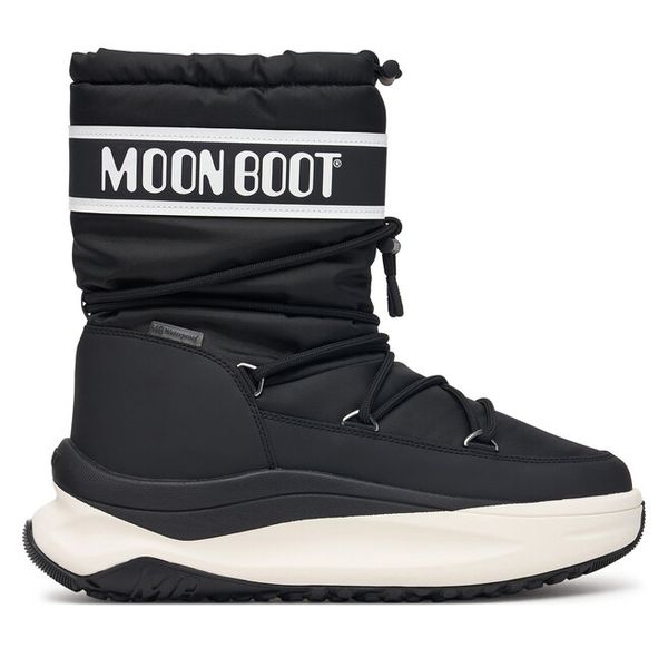 Śniegowce Moon Boot. Czarne śniegowce damskie Moon Boot, bez zapięcia. Za 989.99 zł.