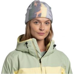 Czapka BUFF POLAR PRINTS BEANIE SIMBO MULTI. Żółte czapki damskie Buff, bez wzorów, z polaru. Za 130.09 zł.