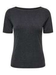 ONLY T-Shirt Free 15367559 Czarny Regular Fit. Czarne t-shirty damskie ONLY, m, bez wzorów, z syntetyku, bez kołnierzyka, bez ramiączek. Za 99.99 zł.