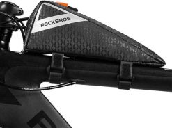 Torba na ramę 0,5 L do rowerów szosowych, górskich i triathlonowych. Czarne torby na ramię męskie ROCKBROS, z materiału, na ramię. Za 87.20 zł.