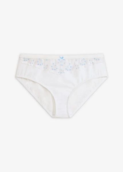 Figi maxi. Białe majtki damskie bonprix. Za 44.99 zł.