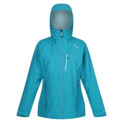 Kurtka Wodoodporna Damska Muszla Birchdale. Niebieskie kurtki sportowe damskie Regatta, xs, bez wzorów, bez ramiączek, bez kaptura, trekkingowe. Za 144.99 zł.