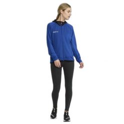 Damska kurtka dresowa z pełnym zamkiem błyskawicznym Craft Extend. Niebieskie kurtki sportowe damskie Craft, xl, bez wzorów, z dresówki, bez ramiączek, bez kaptura, do biegania. Za 340.30 zł.