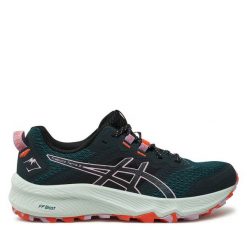 Buty do biegania Asics. Zielone obuwie sportowe damskie Asics, bez wzorów, bez zapięcia, do biegania. Za 349.99 zł.