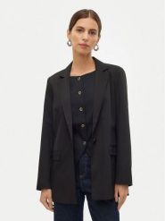 Vero Moda Marynarka Nila 10320915 Czarny Slim Fit. Czarne marynarki i żakiety damskie Vero Moda, bez wzorów, z syntetyku, bez kołnierzyka, bez ramiączek. Za 129.99 zł.