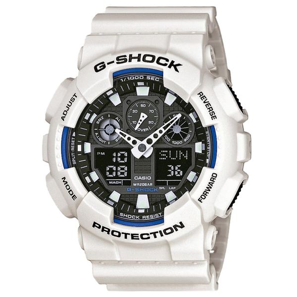 Zegarek G-Shock. Białe zegarki męskie G-Shock, bez wzorów. Za 449.99 zł.