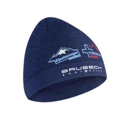 Czapka wełniana unisex Brubeck #JESTEMZGOR #WSPIERAMGOPR. Niebieskie czapki damskie Brubeck, bez wzorów, z elastanu. Za 79.99 zł.