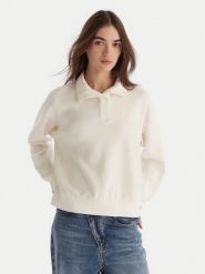 Roxy Bluza Rise & Vibe Sweet Fleece ERJFT05012 Biały Relaxed Fit. Białe bluzy damskie Roxy, m, bez wzorów, z syntetyku, bez ramiączek, bez kaptura. Za 179.99 zł.