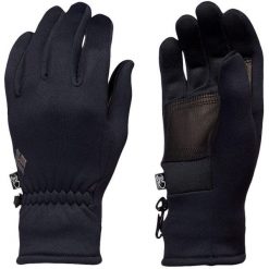 Rękawice turystyczne unisex Black Diamond Heavyweight Screentap. Czarne rękawiczki damskie Black Diamond, bez wzorów. Za 142.50 zł.