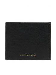 Tommy Hilfiger Portfel Th Seasonal Cc And Coin AM0AM14795 Czarny. Czarne portfele męskie Tommy Hilfiger, bez wzorów, ze skóry. Za 329.99 zł.