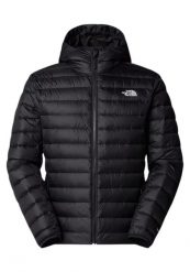 Kurtka sportowa męska Classic Down Hooded Jacket. Czarne kurtki sportowe męskie The North Face, m, bez wzorów, z materiału, z kapturem, trekkingowe. Za 899.99 zł.